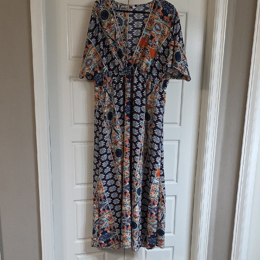 Floral Bohemian Maxi Dress